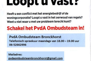 PvdA Bronckhorst start ombudswerk